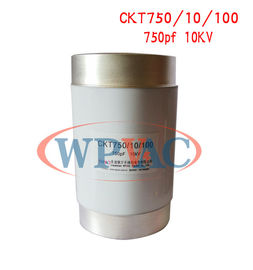 주문 고성능은 도재를 가진 진공 축전기 750pF 15KV 100A를 고쳤습니다 online manufacture