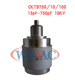 주문 CKTB750/10/100 저손실 변하기 쉬운 세라믹 진공 축전기 15~750pf 10KV online manufacture