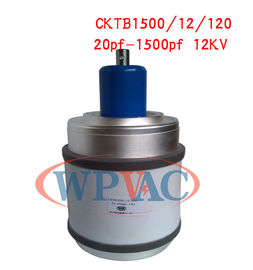 주문 고전압 변하기 쉬운 세라믹 진공 축전기 20~1500pf 12KV CKTB1500/12/120 online manufacture
