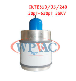 주문 세라믹 진공 고전압 변하기 쉬운 축전기 30~650pf 35KV 안정 성과 online manufacture